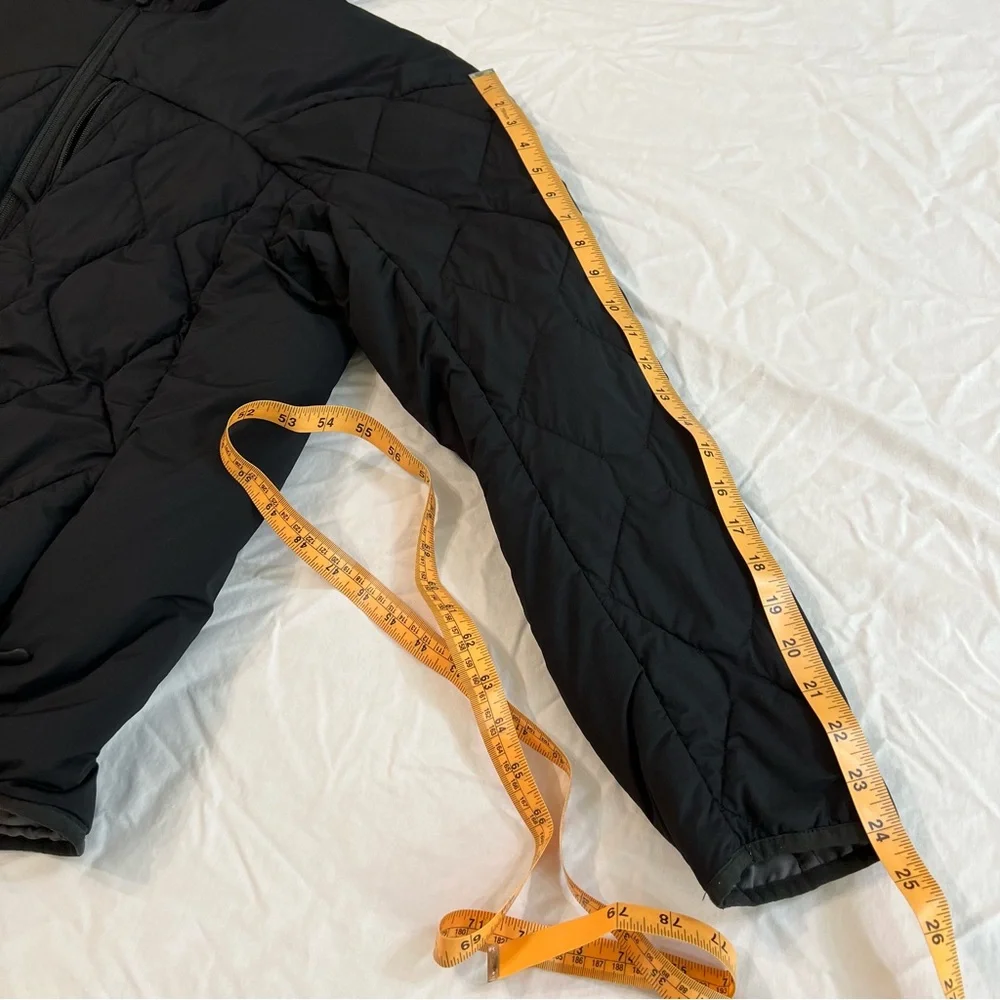 Duluth Trading Men’s Quilted Insulated Hooded Jacket Black Size Large